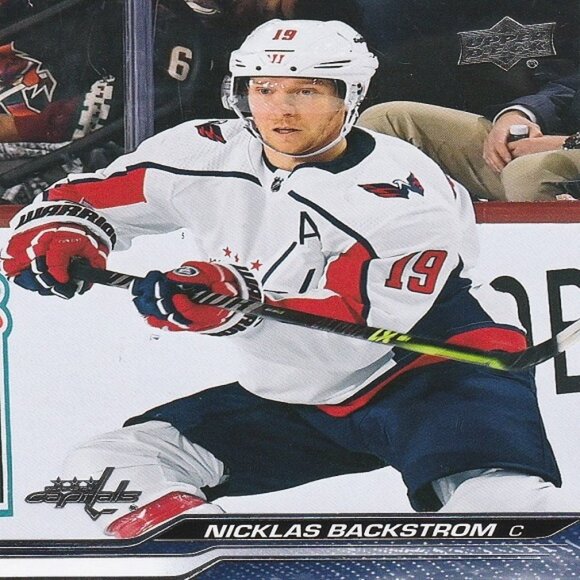 Nicklas Backstrom - 2023/2024 Upper Deck Series 2 Hockey Card - Card Number 442 - Picture 1 of 2